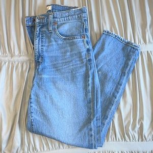 Madewell classic straight jean